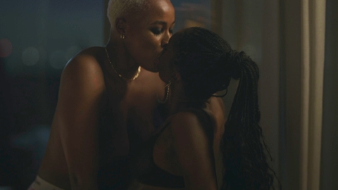 Jerrie Johnson in Harlem (2021-2025) Lesbian Underwear Sexy Black Black Bra 984243