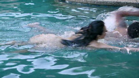 Emeraude Toubia Nude as Lily Diaz. Butt, Sexy, Skinny Dipping, brunette. 988850