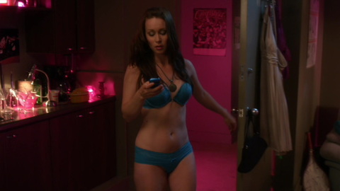 Blue Mountain State's Sexiest Scenes with Hilary Jardine. Underwear, bedroom, blue bra. 965682