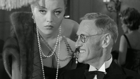 Hottest Grandfather's Girl at Casino Scenes. Sexy, black dress, blonde. 965817