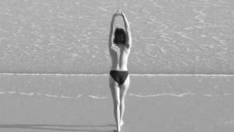El Planeta's Sexiest Scenes with Amalia Ulman. Bikini, Sexy, beach, black bikini bottoms. 967392