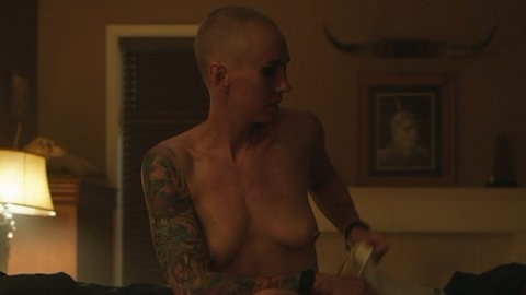 Nudes of Skinhead Girl from Peacemaker. Breasts, Tattoos, bedroom. 968766