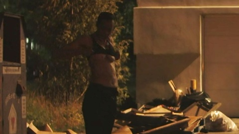 Hottest Frances Neagley Scenes. Sexy, Underwear, long shot, outdoors. 968889