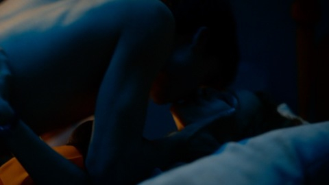 Hottest Lucía Vallarta Scenes. Underwear, black bra, dark. 969003
