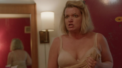 Hottest Tricia Miller Scenes. Underwear, blanket around body, cleavage. 969933