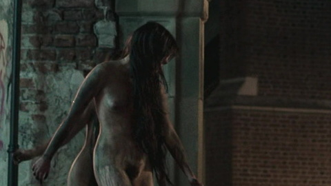 Magdalena Koleśnik Naked in Cracow Monsters. Breasts, Merkin, naked, night. 972234
