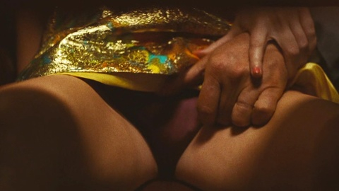 Hottest Ginger Scenes. Sexy, Underwear, dress pulled up, gold dress. 972861