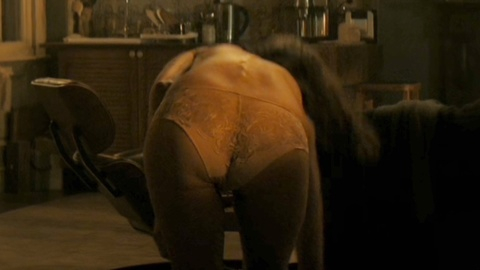 Thandiwe Newton in All the Old Knives (2022) Sexy Underwear Bent Over Getting Dressed 973668