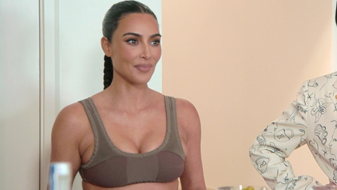 Hottest Kim Kardashian Scene in The Kardashians. Sexy, SFW, brunette. 992852