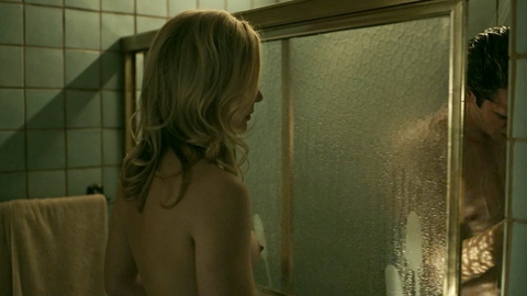 Adelaide Clemens Naked as Rebecca Pyre. Breasts, couple in shower, shower. 975417