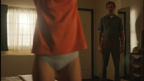Hottest Candy Montgomery Scenes. Sexy, Underwear, man watching woman undress, motel. 976521