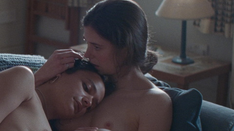 Nudes of Frances Flynn from Conversations with Friends. Breasts, Lesbian, Tattoos, couch. 976812