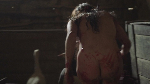 Nudes of Bosilka from You Won't Be Alone. Butt, covered in blood, dark room. 976890