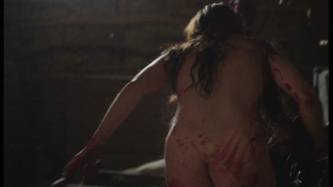 Noomi Rapace Naked as Bosilka. Butt, butt crack, covered in blood. 976893