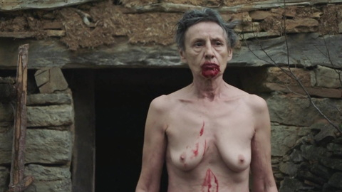 Nudes of Ur-Witch from You Won't Be Alone. Breasts, blood on face, bloody. 976884