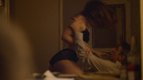 Hottest Julia Fincham Scenes. Sexy, Underwear, black bra, black panties. 977865