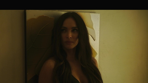 Hottest Rebecca Lombardo Scenes. Sexy, black top, cleavage. 978045