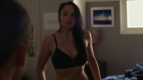 Sexiest Penny Scenes. Underwear, black bra, brunette. 979360