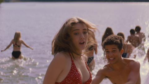 Sexiest Talia Ryder Scene in Hello, Goodbye and Everything In Between. Bikini, cleavage, lake. 979429
