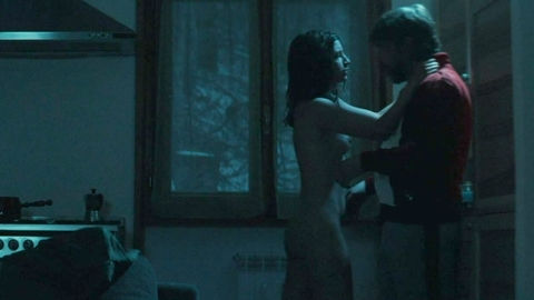 Maria from Takeaway Naked. Breasts, dark room, naked. 979853