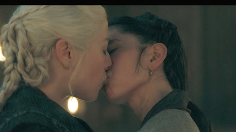 Hottest Sonoya Mizuno Scene in House of the Dragon. Lesbian, Sexy, SFW, blonde. 1002494