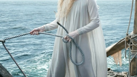 The Lord of the Rings: The Rings of Power's Sexiest Scenes with Morfydd Clark. Sexy, blonde, couple. 980724