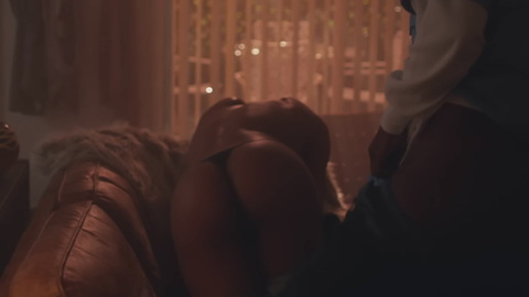 Sexiest Taylour Paige Scene in We Cry Together. Thong, black thong, couch. 980797
