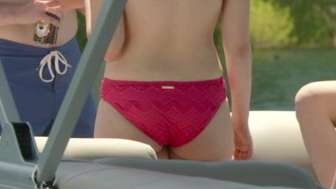 Sexiest Heather van Zee Scene in American Horror Stories. Bikini, Sexy, boat, brunette. 980863
