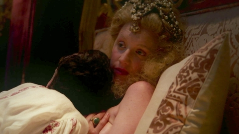 Hottest Diane de Poitiers Scenes. Sexy, hand on breast, in bed. 980943