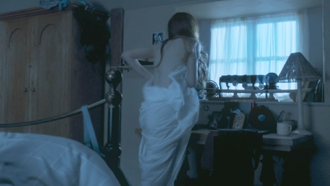 Hottest Bloom Peters Scenes. Sexy, dark room, exposed back. 981045