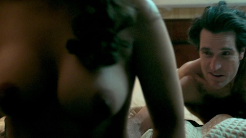 Ester Jiron Nude in City on a Hill. Breasts, brunette, couple. 981069