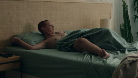 Maria Rodríguez Soto Naked in The Girls at the Back. Breasts, hard nipples, in bed. 981205