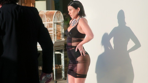 Sexiest Scenes of Self from The Kardashians. Sexy, cleavage, earrings. 981455