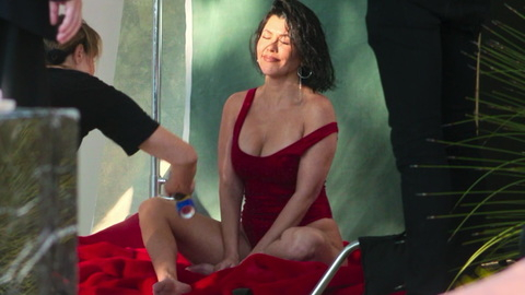 The Kardashians's Sexiest Scenes with Kourtney Kardashian. Sexy, cleavage, earrings. 981456