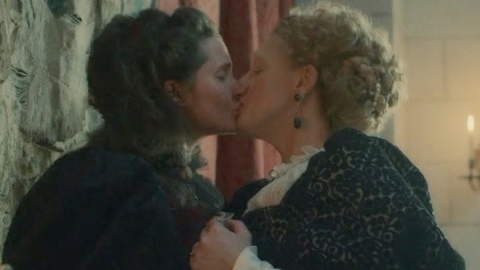 Hottest Ruby Bentall Scene in The Serpent Queen. Lesbian, candles, kiss. 981518