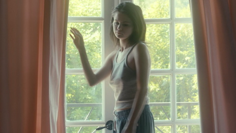 Sexiest Scenes of Self from Selena Gomez: My Mind & Me. Sexy, curtains, nipple outline. 982067