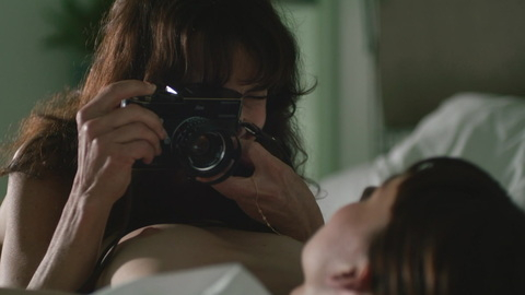 Nudes of Batista "Batty" Ferreira from Leopard Skin. Breasts, Lesbian, camera, in bed. 982356