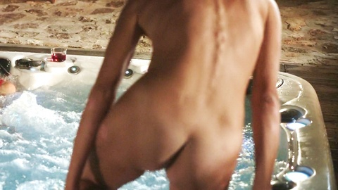 Kristin Scott Thomas Nude in Two Tickets to Greece. Butt, hot tub, jacuzzi. 991354
