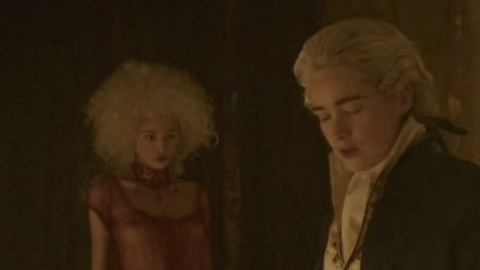 Ella-Rae Smith Nude as N/A. Breasts, Sexy, blonde wig, nipples visible. 982550