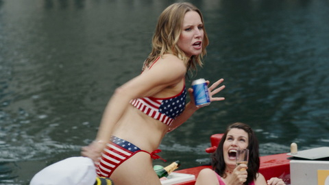 Sexiest Scenes of Alice from The People We Hate at the Wedding. Bikini, american flag bikini, beer. 982631