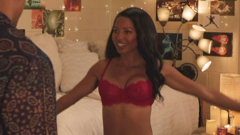 Sexiest Scenes of Thea Mays from All American: Homecoming. Sexy, Underwear, Black, SFW. 982619