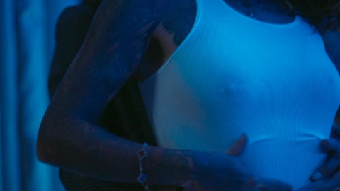 Hottest Kehlani Parrish Scene in The L Word: Generation Q. Sexy, nipple outline, nipple pierced. 982730