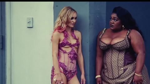 Sexiest Lily-Rose Depp Scene in The Idol. Sexy, onesie, pink. 982963