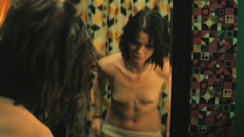 Matylda Giegżno Nude as Marysia. Breasts, dressing room, mirror. 983036