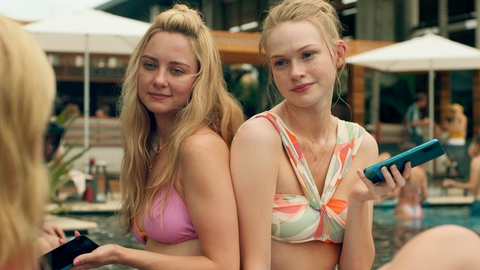 Sexiest Claire Scenes. Bikini, blonde, phone. 983278