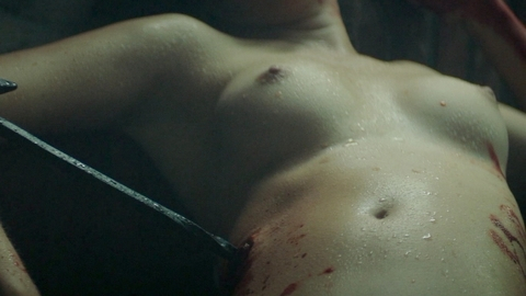 Noémie Merlant Naked as Jo. Breasts, Horror, bloody. 984315