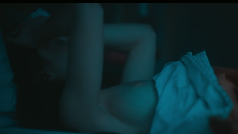 Matilda De Angelis Naked in The Law According to Lidia Poët. Breasts, Sexy, large breasts, lying in bed. 984613