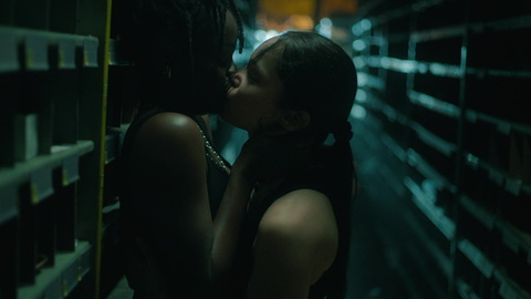 Lola Le Lann in Ganglands (2021-2023) Lesbian Against Wall Close Up 984778