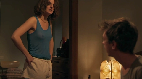 Noémie Merlant in One Year, One Night (2022) Breasts Bed Room Bedroom 984893