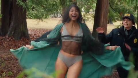 Hottest Emily Scenes. Underwear, grey bra, grey panties. 985233